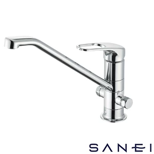 サンエイ(SANEI) シングルワンホール分岐混合栓