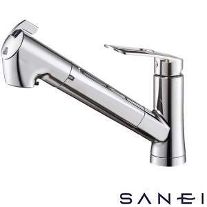 サンエイ(SANEI) シングル浄水器付ワンホールスプレー混合栓