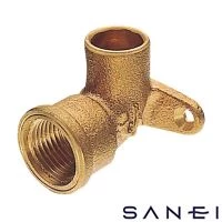 SANEI T52-13X15.88 銅管座付水栓エルボ