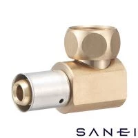 SANEI T6215J-4-13X10A ナット付エルボ