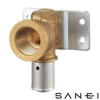 SANEI T6312-4-13X13A 座付エルボ