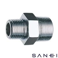 SANEI T701-1-20X13 異径六角ニップル（クロム）