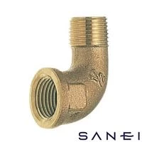 SANEI T720-10 砲金ストリートエルボ