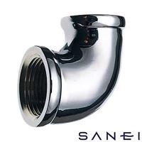 SANEI T731-1-20X13 異径エルボ（クロム）