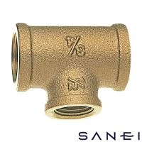 SANEI T770-1-B-25X25X13 砲金異径チーズ