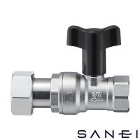 SANEI V657BV-13X20 ナット付逆止付ボールバルブ