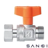 SANEI V662-13 ナット付ボールバルブ