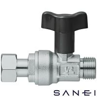 SANEI V6620BV-13 ナット付逆止付ボールバルブ