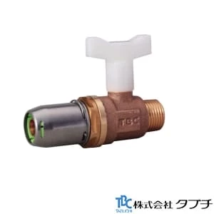 アレスフィット付ボール止水栓オネジ