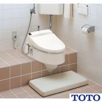 TOTO CS501#NW1+TCF4724#NW1 スワレット(和風改造用便器)+ウォシュレットアプリコットF2