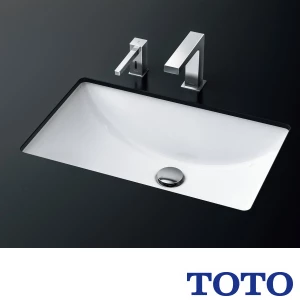 TOTO L502#NW1 アンダーカウンター式洗面器・洗面ボウル（角形）