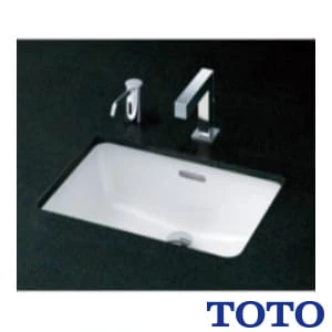 TOTO L505#NW1+TLG02201J+TLC4A1FX2+TLDP2201J アンダーカウンター式洗面器セット
