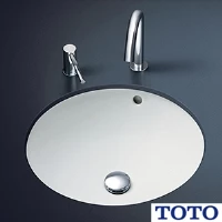 TOTO L530#NW1+TLE28SS1A+TLDP2107J アンダーカウンター式洗面器L530+TLE28SS1Aセット
