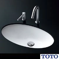 TOTO L532#NW1+TLE22SS1A+TLK07S04JA+TLDP2105J アンダーカウンター式洗面器L532+TLE22SS1Aセット