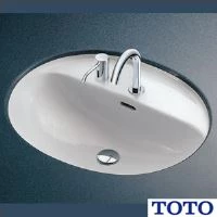 TOTO L582CMS#NW1+TLE26SS1A+TLK07S04JA+TLDP2105J アンダーカウンター式洗面器L582CMS+TLE26SS1Aセット