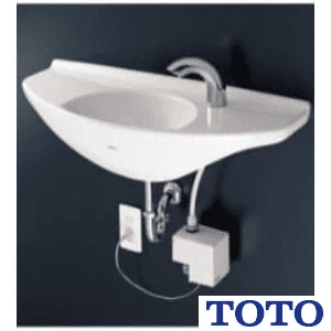 TOTO L650D#NW1+TENA40AW+TL250-1D+TA3N×2+T22BS 壁掛カウンター付手洗器セット