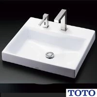TOTO LS717CM#NW1+TLE25SS1A+TLK08S04JA+TLDP2105J ベッセル式洗面器LS717CM+TLE25SS1Aセット