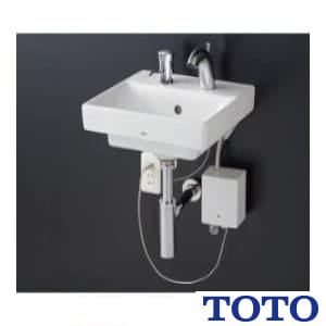 TOTO LSH721AASNW　TOTO　ベッセル式洗面器セット　自動水栓一体形小型電気温水器・水石けん入れなし　壁給水 床排水