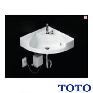 TOTO MLRA50A#NW1 カウンター一体形コーナー洗面器(樹脂製)