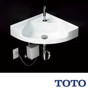 TOTO MLRA50B#NW1 カウンター一体形コーナー洗面器(樹脂製)