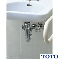 T6PG 壁排水金具（32mm、Pトラップ）