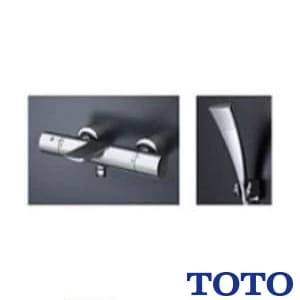 TOTO TBV01S10J 壁付サーモスタット混合水栓（エアインめっき）