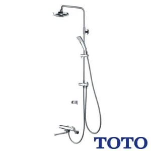TOTO TBW04401J 壁付サーモスタット混合水栓（シャワーバー、エアイン）