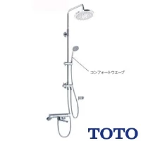 TOTO TBW04401J1 壁付サーモスタット混合水栓（シャワーバー）