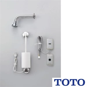 TOTO TEN582 壁付自動水栓（サーモ、AC100V、光電センサー埋込形）