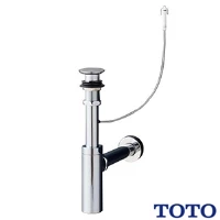 TOTO TLDP1201JA 洗面器用壁排水金具（32mm･ボトルトラップ･ワンプッシュ）