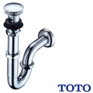 TOTO TLDP2105J 洗面器用壁排水金具（32mm･Pトラップ･カバー付着脱トラップ）