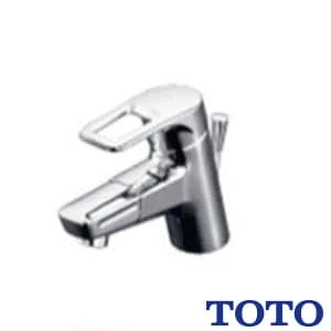 TOTO TLHG31DEFR 台付シングル混合水栓（エコシングル、吐水口回転、ワンプッシュ）