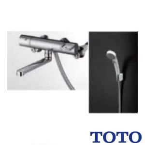 TOTO TMGG40EW 壁付サーモスタット混合水栓（エアインクリック、調圧弁） GGシリーズ