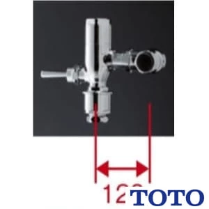 TOTO TV650R 大便器フラッシュバルブ（心間120mm、再生水用）