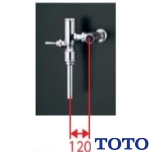 TOTO TV665P 大便器フラッシュバルブ（壁給水、再生水用）