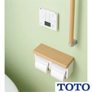 TOTO YH600FM#NW1 棚付二連紙巻器