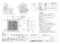 三菱電機 EX-30SC3 納入仕様図 標準換気扇 学校用 格子ﾀｲﾌﾟ 電気式ｼｬｯﾀｰ 納入仕様図1