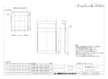 三菱電機 P-30KAT 納入仕様図 学校用換気扇用化粧枠 納入仕様図1