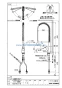 SANEI K8731JV-13 取扱説明書 商品図面 サンエイ(SANEI) シングルワンホールスプレー混合栓 商品図面1