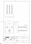 TOTO T9R 商品図面 バックハンガー 商品図面1