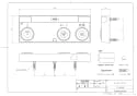 TOTO TCA339#NW1 らくらくリモコン 商品図面 らくらくリモコン 商品図面1