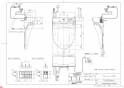 TOTO TCF5533AUS#NW1 商品図面 ウォシュレットPS2A 商品図面1