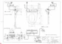 TOTO TCF5810AUPR#NW1 商品図面 ウォシュレットアプリコットP AP1A 商品図面1