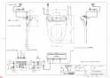 TOTO TCF5820ALP#NW1 商品図面 ウォシュレットアプリコットP（温風乾燥付き）AP1AK 商品図面1