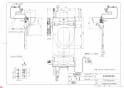 TOTO TCF585AUYR#NW1 商品図面 ウォシュレットP 商品図面1