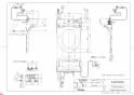 TOTO TCF6541AKJP#NW1 商品図面 S1AJ（リモコン便器洗浄） 商品図面1