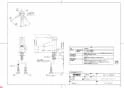 TOTO TLS01302J 商品図面 洗面所･洗面台用 台付シングル混合栓 商品図面1