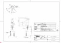 TOTO TLS01303J 商品図面 洗面所･洗面台用 台付シングル混合栓(エコシングル） 商品図面1