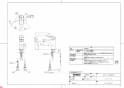 TOTO TLS04303J 商品図面 台付シングル混合水栓(エコシングル） 商品図面1