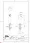 TOTO TN52LPX13 商品図面 水栓取付脚 商品図面1